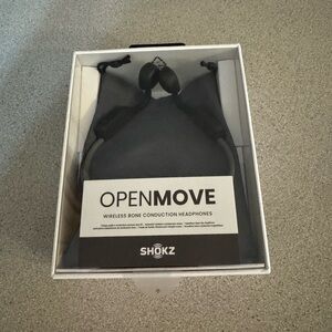 Shokz OpenMove Wireless Bone Conduction Headphones - Black